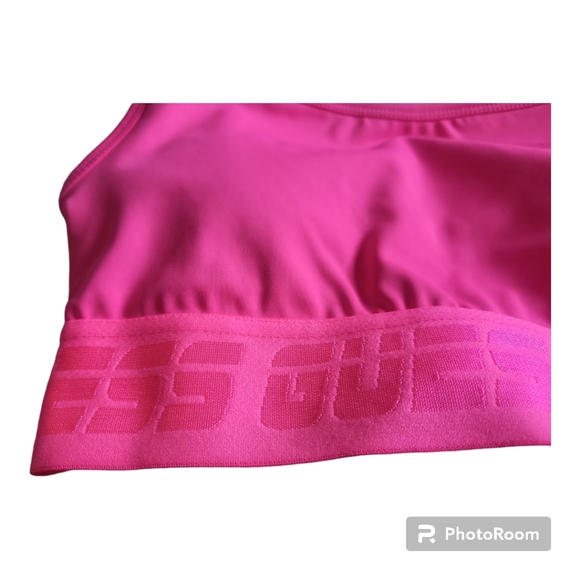 GUESS Hot Pink Women's Sports Bra - Size XS - Picture 3 of 4